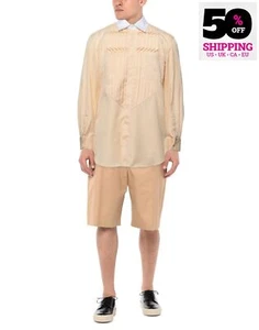 RRP €1650 BURBERRY Dress Shirt Size 41 16 L Pleated Bib Front Long Sleeve - Imagen 1 de 6