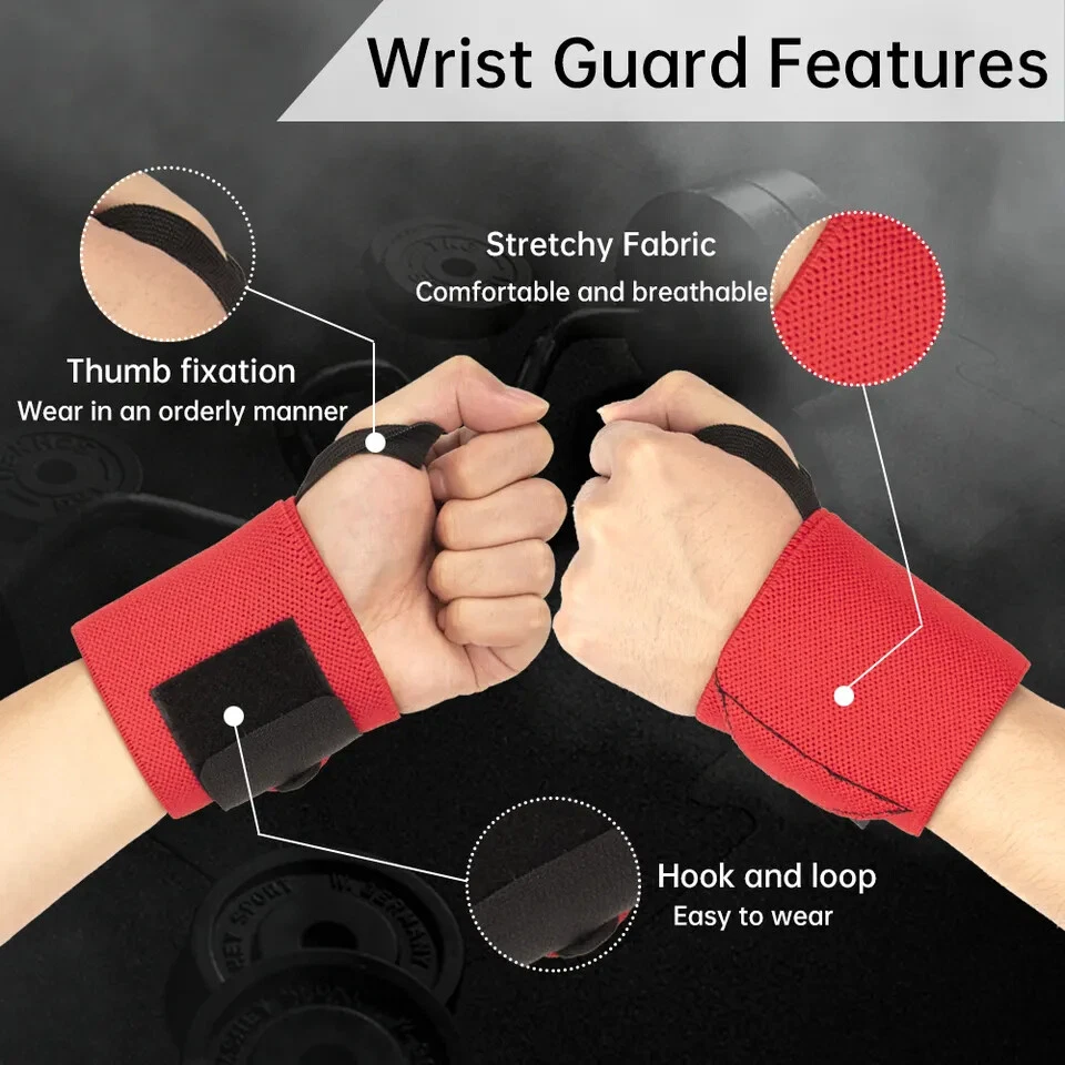 Wrist Wraps Handgelenkbandagen für Kraftsport, Calisthenics, Bodybuilding - Bild 1 von 4