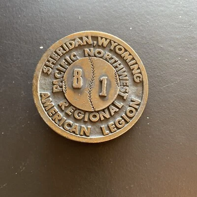 Hebilla de cinturón de béisbol vintage años 80 Pacific Northwest Regional Foto 1 de 2