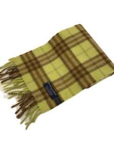 BURBERRY Scarf/Cashmere/GRN/Check/Ladies