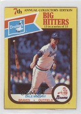 1987 Drake's Big Hitters/Super Pitchers Dale Murphy #13