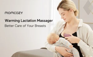 Momcozy Warming Lactation Massager for Breastfeeding, Pumping, Heat & Vibration - Picture 1 of 11