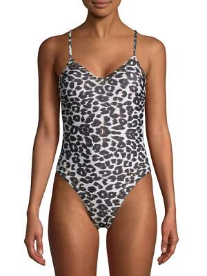 Traje de baño de una pieza Juicy Couture para mujer con cabeza de uñas leopardo talla M ------E14---- Foto 1 de 4