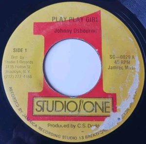 Johnny Osbourne - Play Play Girl Vinyl 45 - Studio One - Jamaica - Picture 1 of 6