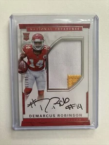 2016 National Treasures DeMARCUS ROBINSON RC Auto RPA RAIDERS /99 #128 Rookie - Picture 1 of 5