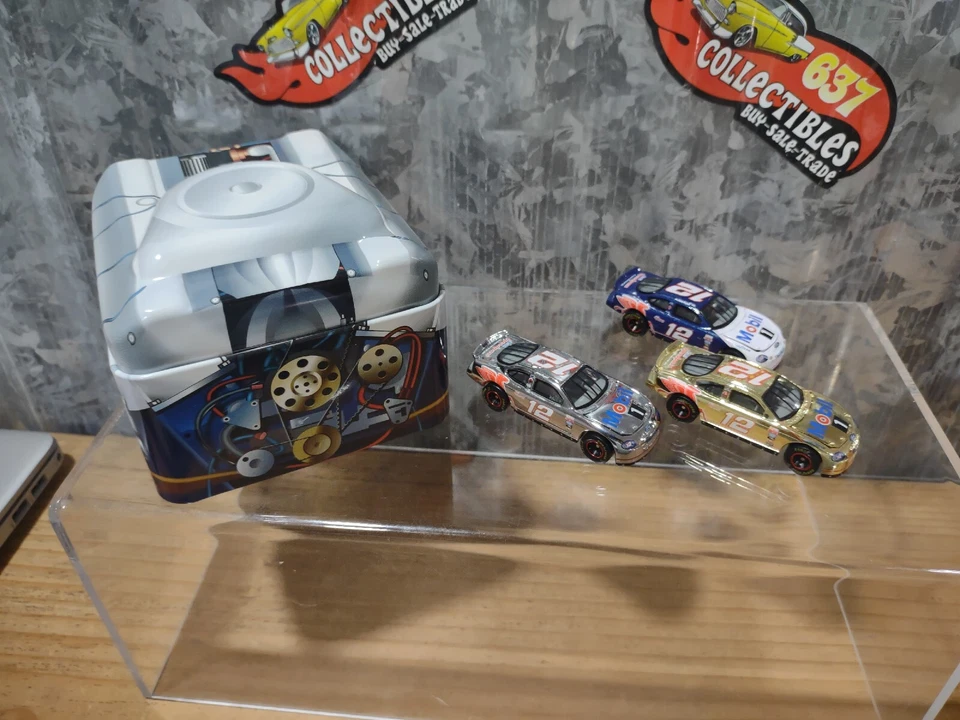 Jeremy Mayfield 福特金牛座 3x Nascar Diecase 发送带发动机锡。 (D1) — 第 1/4 张图片
