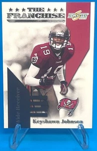 2002 Score The Franchise Keyshawn Johnson Tampa Bay Buccaneers Ex-Mt envío gratuito - Imagen 1 de 2