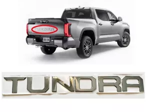 Tailgate Insert Letter For 2022-2024 Tundra Accessories Chrome Emblem Rear Badge - Picture 1 of 2