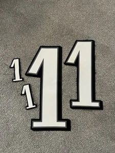 Philadelphia Eagles Lettering Numbers Large UNSEWN Number 1 - Picture 1 of 5