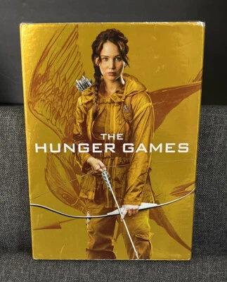 The Hunger Games New DVD 2012Gold Limited Edition Slipcover Jennifer Lawrence - Image 1 of 4