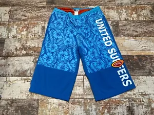 ASICS Men's Blue Board / Surfing Shorts / Capri Size L - Picture 1 of 6