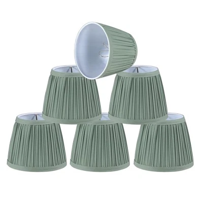 51521-6, Hardback Empire Transitional Clip-On Chandelier Lamp Shade, Mushroom... - Image 1 of 4