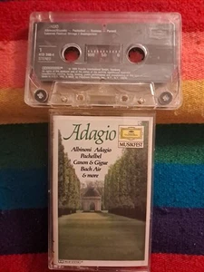 Adagio: Albinoni, Pachelbel, Rameau, Bach, Badineri Cassette - Picture 1 of 1