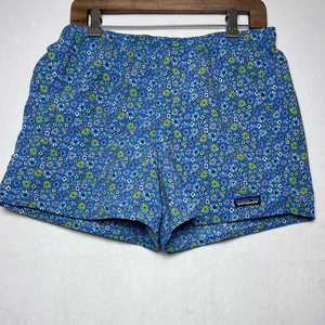 Pantalones Cortos Patagonia Para Mujer Bolsos Boho Activos Florales Informales Azul Talla M - Imagen 1 de 5