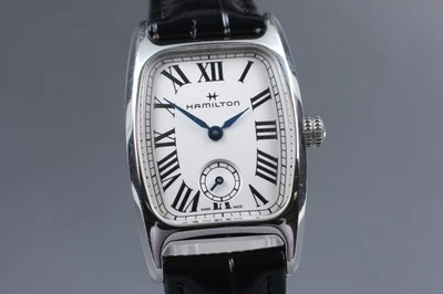 Reloj para mujer [casi como nuevo] Hamilton H133210 24 mm esfera blanca pequeño segundo cuarzo Foto 1 de 4