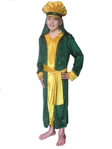 KING MELCHIOR WISE MAN THREE KINGS CHILDRENS FANCY DRESS COSTUME NATIVITY INC XL - Picture 1 of 1