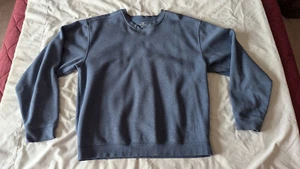 Vintage Gray Blank NordicTrack Pullover Crewneck Sweatshirt Men's Large - Picture 1 of 6