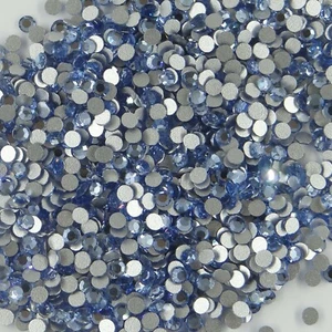 SS5 PR LSA *** 50 strass PRECIOSA fond plat SS5 (1,8omm) LIGHT SAPPHIRE - Picture 1 of 4