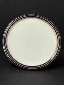 ANTIQUE 19th CENTURY FRENCH BRONZE CHAMPLEVE ENAMEL CLASSIC ROUND PICTURE FRAME - Picture 1 of 4