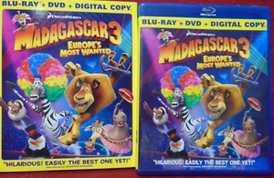 MADAGASCAR 3 Europe's Most Wanted (Blu-Ray, DVD, 2012) Tested! - Picture 1 of 10