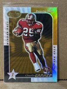 Charlie Garner 2000 Leaf Certified Mirror Gold Holofoil #81 (#17/20) SP RARE🔥￼ - Picture 1 of 2