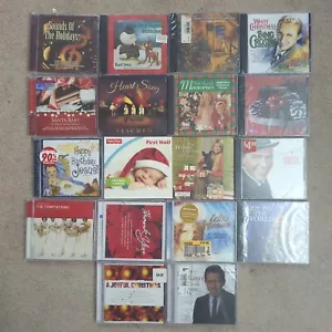 Lot Of 18 Brand New Sealed Christmas & Religious CDs. Santa Noel Celtic Holiday - Picture 1 of 8