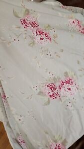 Simply Shabby Chic Rachel Ashwell Pink Hydrangea Belle Duvet Cover blue 85"x90” 