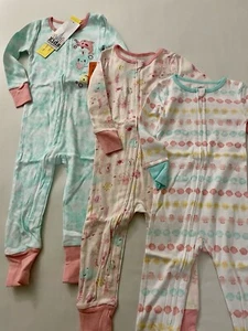 Kids Headquarters Sleepwear 3 Piece Set Toddler 2T Sea Aqua - Picture 1 of 3