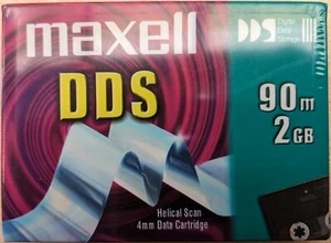 Maxell DDS 90m 2GB Helical Scan 4mm Data Cartridge - Picture 1 of 2