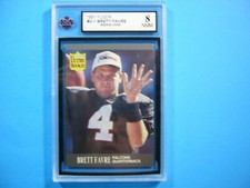 1991 FLEER UPDATE NFL FOOTBALL CARD #U-1 BRETT FAVRE ROOKIE KSA 8 NM/MINT SHARP+
