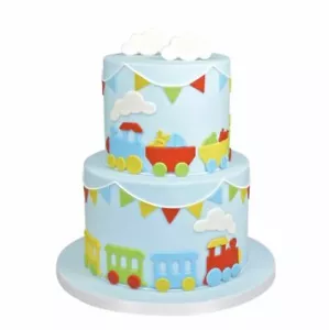 Cute Train Cookie Cutters Fondant Sugarcraft Gum Paste Cutters Set - Foto 1 di 3