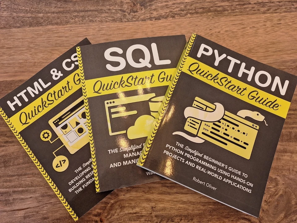 Lot of 3 Programming Books: QuickStart Guides Programming Bundle - Image 1 of 3