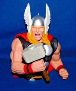 THOR Vinyl Bust Bank Statue Figure Avenger 2011 Marvel Monogram International - Picture 1 of 6