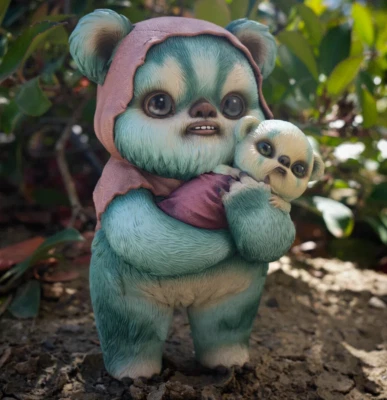 Star Wars Designer Ewok Collectible Statue Sideshow 700242 - Image 1 of 4