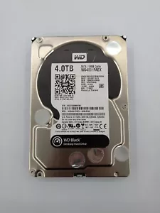 Western Digital WD Black HDD WD4001FAEX 4TB w/ 64MB Cache 6Gb/s 7200rpm 3.5" - Picture 1 of 3