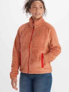 Neu mit Etikett Murmeltier Homestead Damen-Fleecejacke – roségoldfarben - Bild 1 von 5
