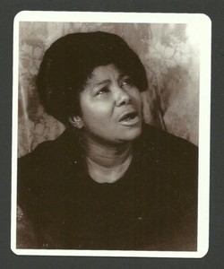 Mahalia Jackson Gospel Singer Knowledge History Card