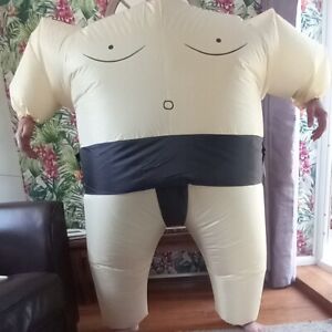 Sumo wrestler suits x 2 .. Adult size  . self  inflating fancy dress great fun