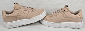 Womens Nike Air Force 1 Pixel Particle Beige Pink Trainers. UK Size 7.5. - Picture 1 of 10