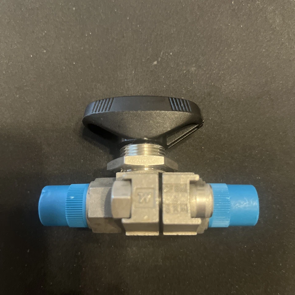 2 Each Whitney SS-33EVC04-4007 Stainless Steel 40G Series Ball Valve - Image 1 of 4