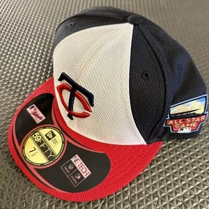 MINNESOTA TWINS 2014 All Star Game ASG Side Patch New Era Hat Cap Size 7 1/2 7.5 - Picture 1 of 15
