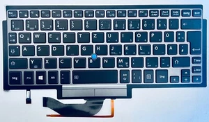 Teclado DE QWERTZ Toshiba Portege Z10t Z10t-A Z15T Z15T-A serie con retroiluminación - Imagen 1 de 2
