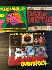 3 Metal CDs-Headbangin'101, Day Of Metal, Heroes & Legends Of Rock & Metal V. 4 - Foto 1 di 2