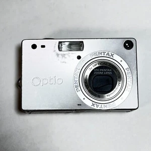 Cámara digital Pentax Optio S cuerpo plateado solo de Japón - Imagen 1 de 8