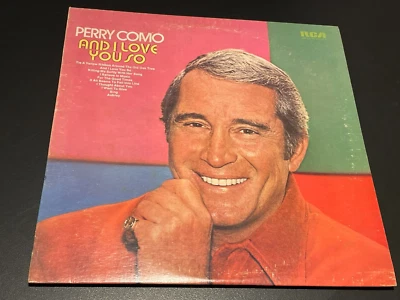 Perry Como - And I Love You So - Vinyl Record LP Album - 1973 RCA Records - Image 1 of 4