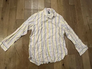 Boden Shirt - Size 18.5” Collar - 100% Linen - Summer - Holiday - Beach - travel - Picture 1 of 8
