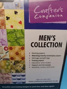 crafters companion mens collection volume 1 pc cd rom Male Theme Paper Craft - Picture 1 of 3