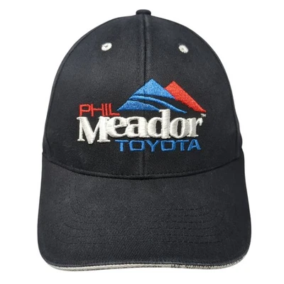 Gorra de béisbol Phil Meador Toyota con tirantes negra talla única bordada Foto 1 de 4
