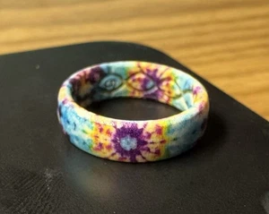 GROOVE LIFE TIE DYE DÜNNER ASPIRE ATMUNGSAKTIVER SILIKONRING *EINGESTELLT* - GRÖSSE 5 - Bild 1 von 7