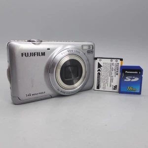 Fujifilm Digital Camera FinePix JX370 14.0MP Silver Tested - Picture 1 of 9